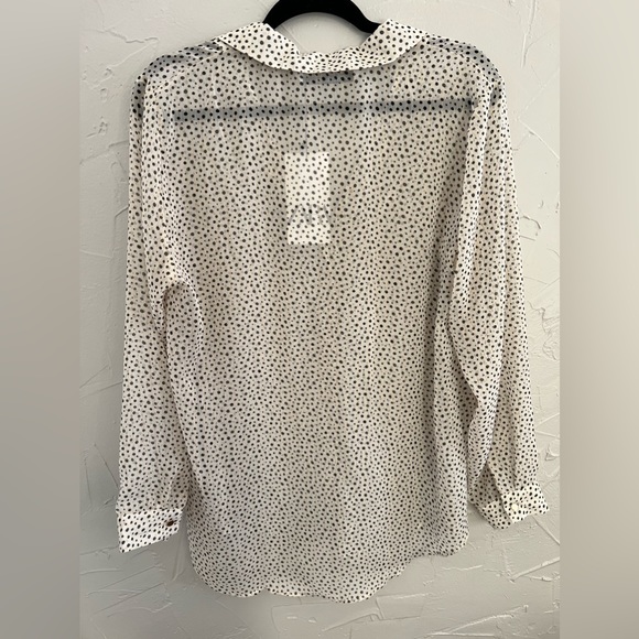 ZARA POLKA DOT PRINT SHIRT - Picture 4 of 7